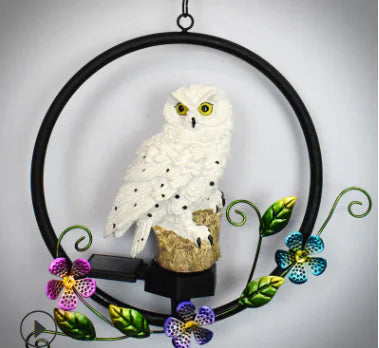 Owl Solar LED Garden Lamp