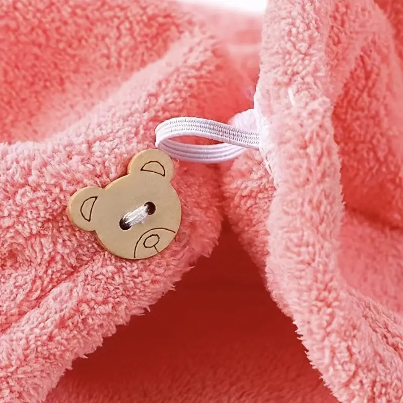 SoftTouch Coral Velvet Hair Towel
