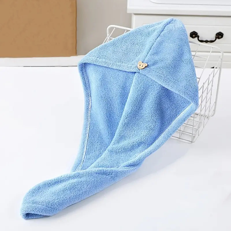 SoftTouch Coral Velvet Hair Towel