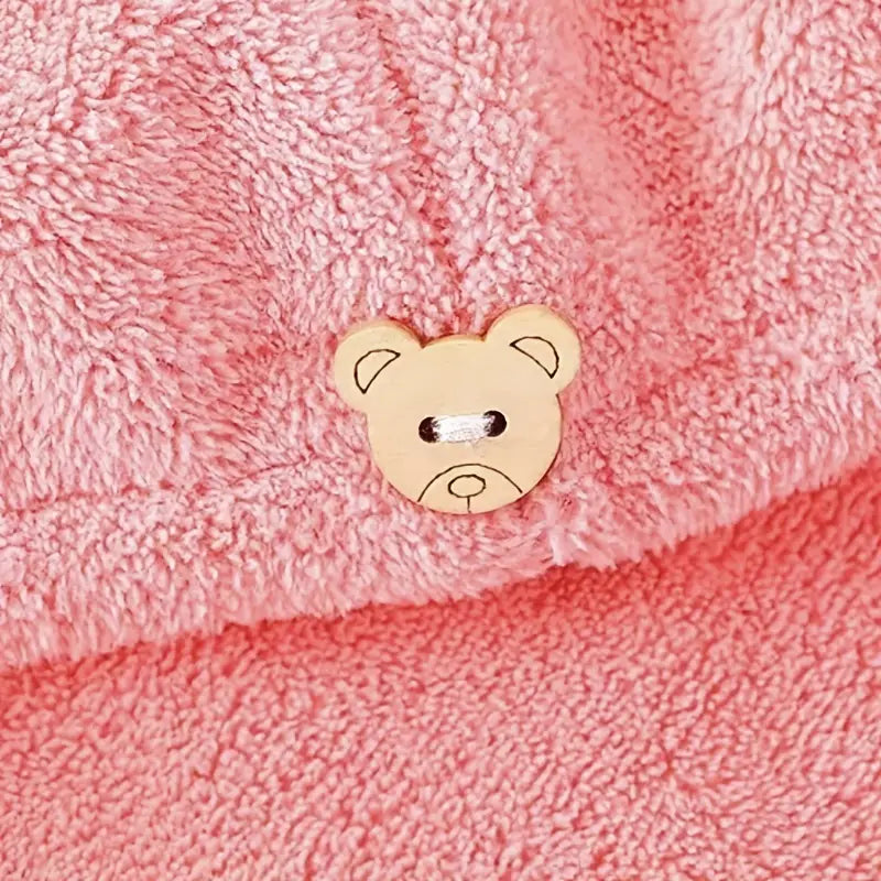 SoftTouch Coral Velvet Hair Towel